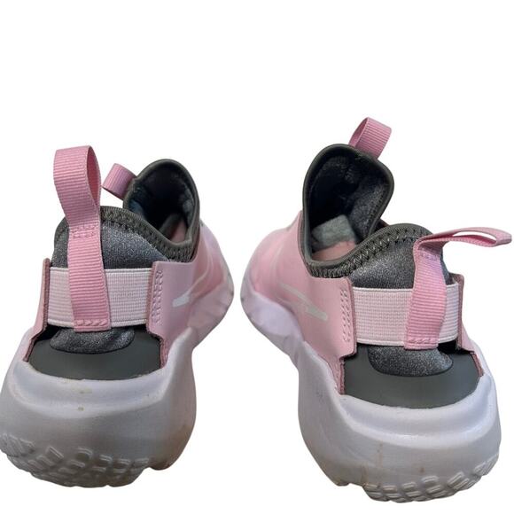Nike Size 6 Youth Kids Girl Pink Gray Flex Runner 2 Sneaker Shoe Athletic School - Picture 7 of 9